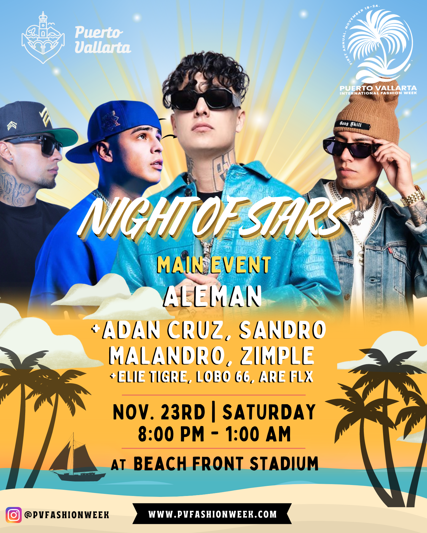 NIGHT OF STARS - MAIN EVENT - ALEMAN